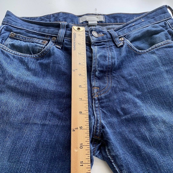 Madewell Jeans Mens 32X30 (32X 27) Slim Fit Medium Wash Straight Leg Classic - Picture 6 of 9